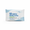 Pack of 50 disposable wiping cloths