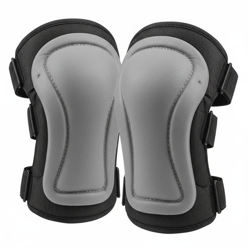 Cushioned knee pads side by side