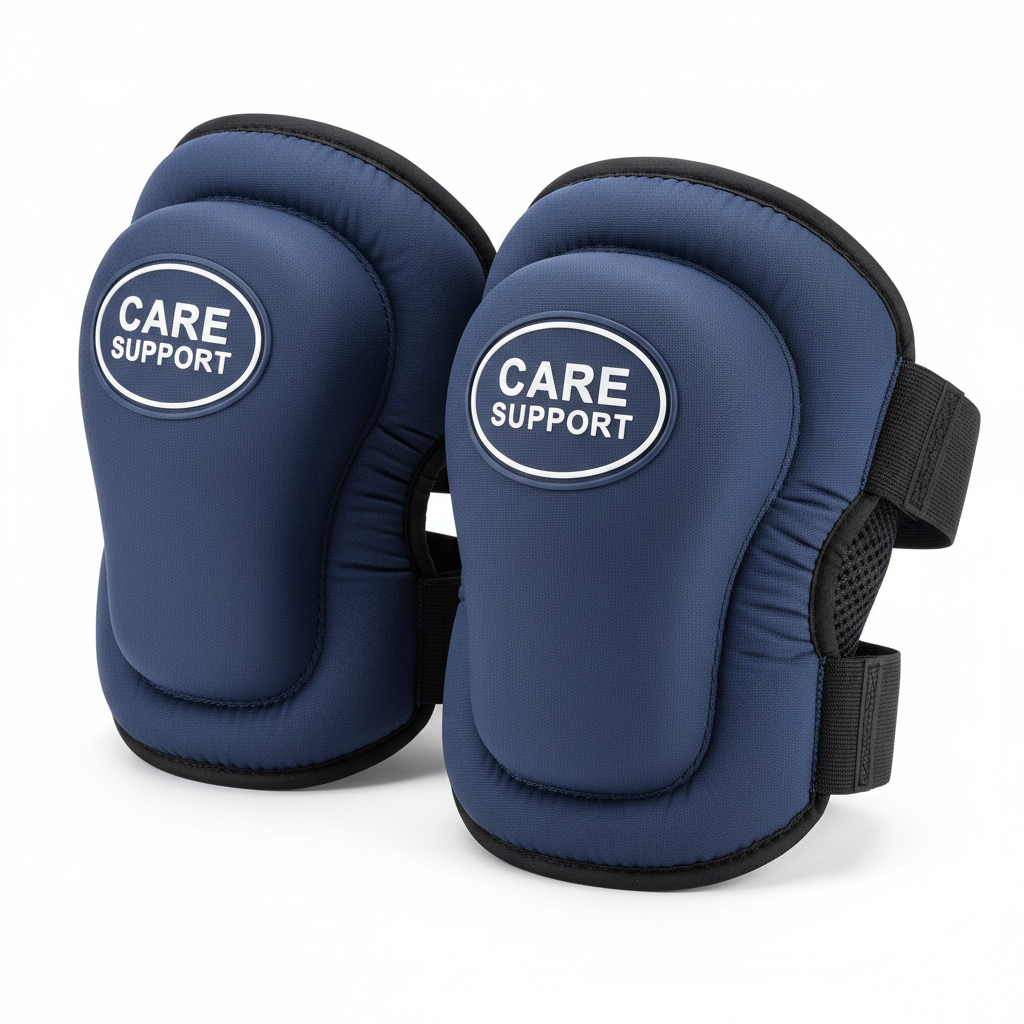 Pair of cushioned knee pads