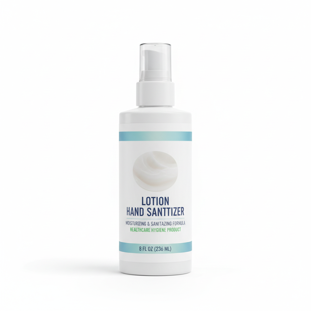 Lotion hand sanitizer pump bottle