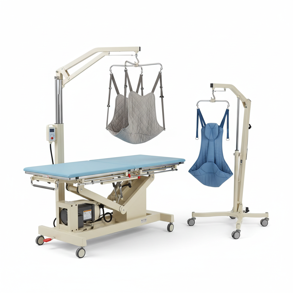 Electric patient lift with sling attachment