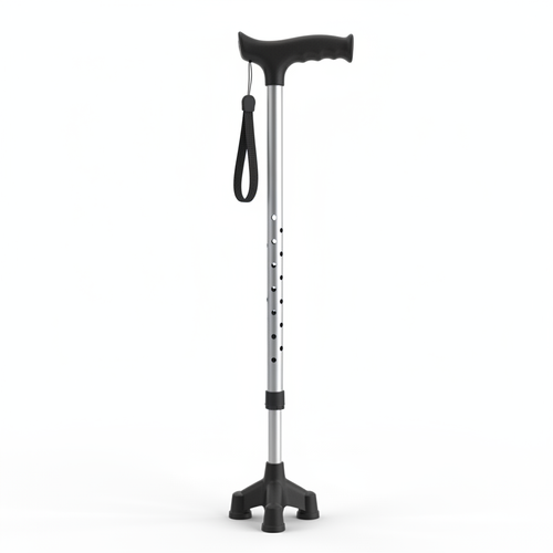 Adjustable walking cane full height view